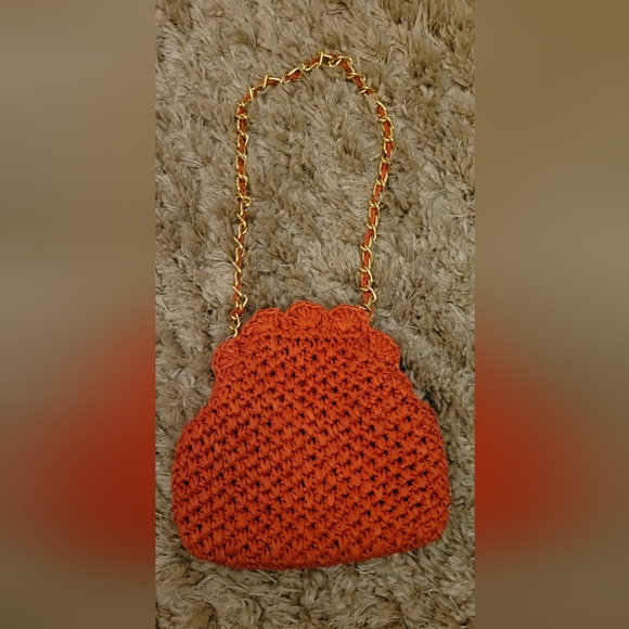 Handbags - Vintage peach color purse Made in Italy